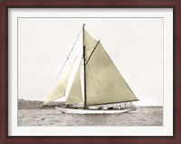 Framed Yacht on Sydney Harbour