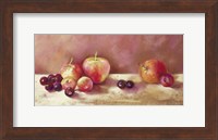 Framed Cherries and Apples (detail)
