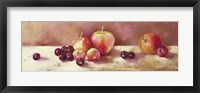 Framed Cherries and Apples