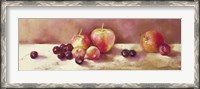 Framed Cherries and Apples