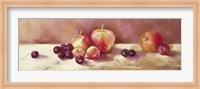 Framed Cherries and Apples