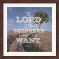 Framed Psalm 23 The Lord is My Shepherd - Photo