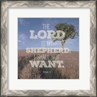 Framed Psalm 23 The Lord is My Shepherd - Photo