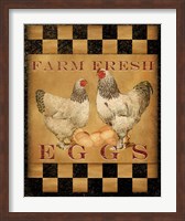 Framed Farm Fresh Eggs I