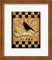 Framed 'Old Crow Flour' border=