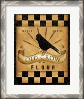 Framed Old Crow Flour