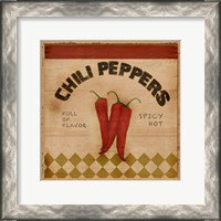 Framed Chili Peppers