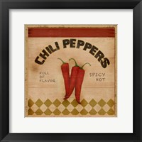 Chili Peppers Framed Print