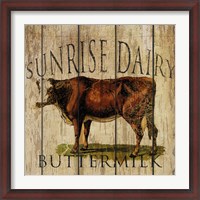 Framed Sunrise Dairy