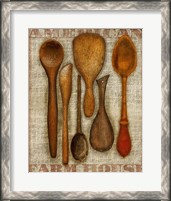 Framed Wooden Spoons High