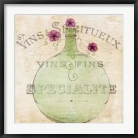 Framed Vin de Beaurdeaux