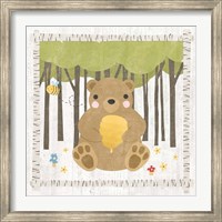 Framed Woodland Hideaway Bear