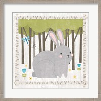 Framed Woodland Hideaway Bunny