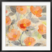 Framed Poppy Garden II