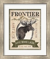 Framed 'Frontier Brewing II' border=