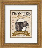 Framed 'Frontier Brewing IV' border=