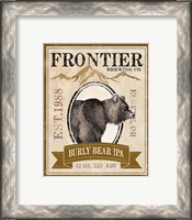 Framed 'Frontier Brewing IV' border=