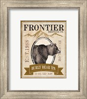 Framed 'Frontier Brewing IV' border=