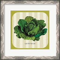 Framed Linen Vegetable II