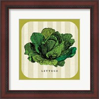 Framed Linen Vegetable II