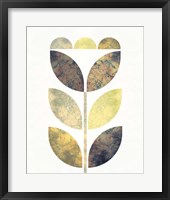 Golden Flower I Framed Print