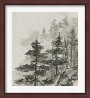 Framed Sumi Treetops Sq