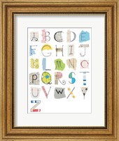 Framed Alphabet I