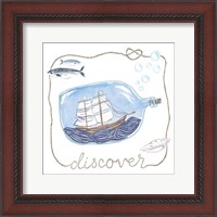 Framed Ship in a Bottle Discover