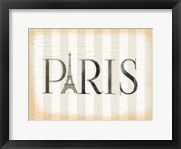 Framed Paris Icon