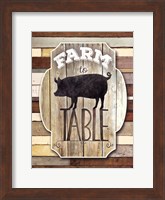 Framed Farm To Table