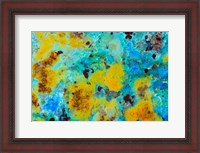 Framed Blue Chrysocolla Jasper