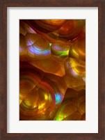 Framed Fire Opal from Australia 2