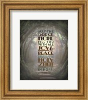 Framed Romans 15:13 Abound in Hope (Forest)