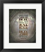 Framed Romans 15:13 Abound in Hope (Forest)