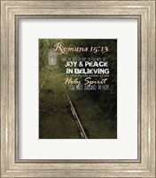 Framed Romans 15:13 Abound in Hope (Rail Track)