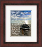 Framed Zephaniah 3:17 The Lord Your God (Beach)