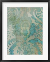 Velvet & Damask III Framed Print