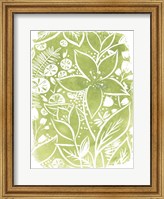 Framed Garden Batik III