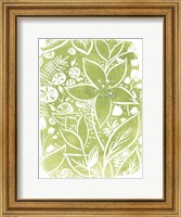 Framed Garden Batik III