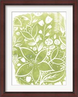 Framed Garden Batik IV