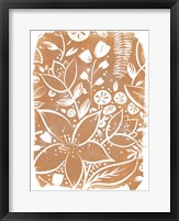 Framed Garden Batik VI