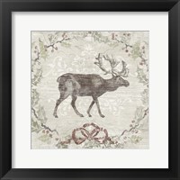 Cabin Christmas V Framed Print