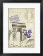 Paris Tour II Framed Print
