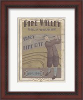 Framed Retro Golf I