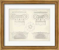 Framed Greek & Roman Architecture VIII