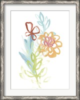 Framed Flora Moderne I