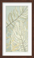 Framed Palm & Coral Panel II