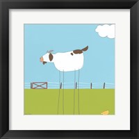 Stick-leg Goat II Framed Print