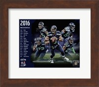 Framed Seattle Seahawks 2016 Team Composite