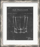 Framed Barware Blueprint I